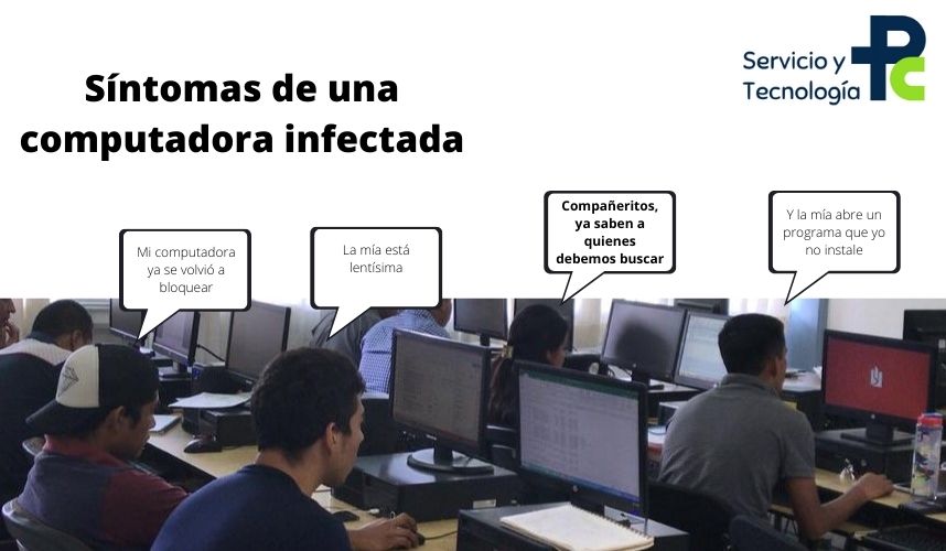 Publicacion Servicio y Tecnologia Mas PC_Sintomas de una PC infectada_26Ene2021